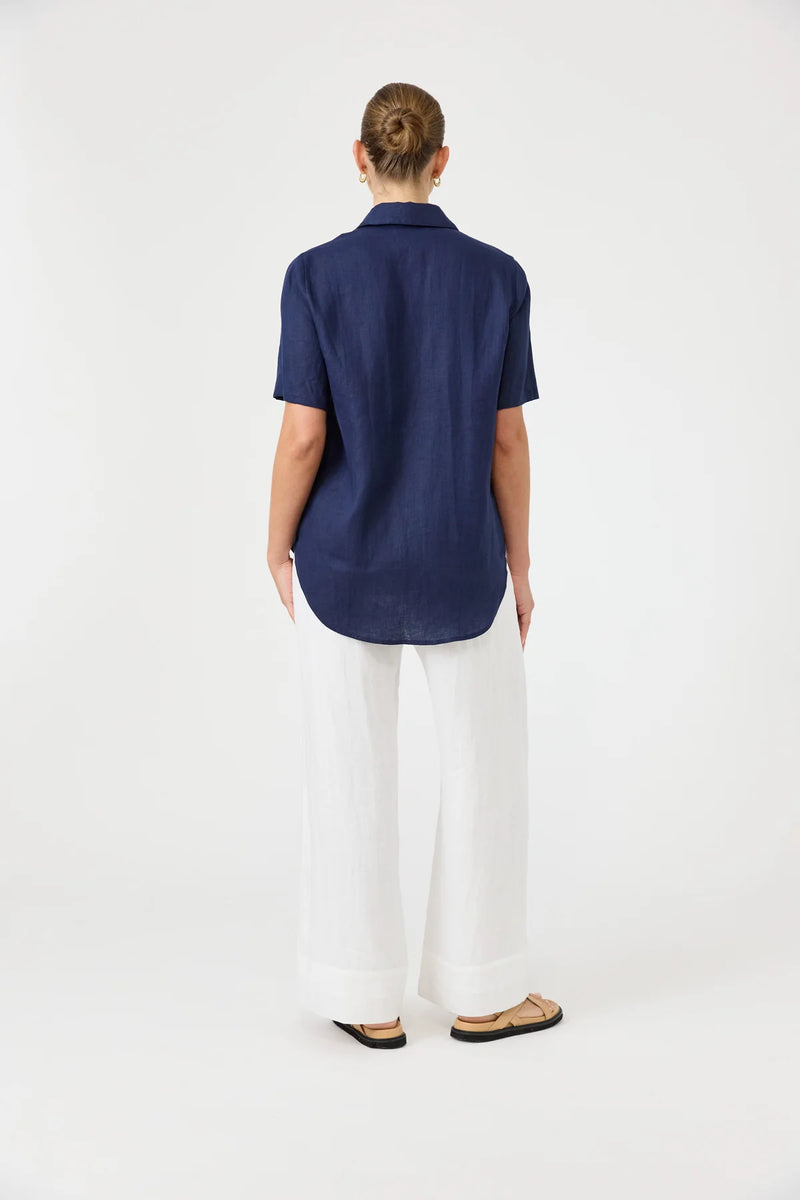 Studio Short Sleeve Shirt - Indigo