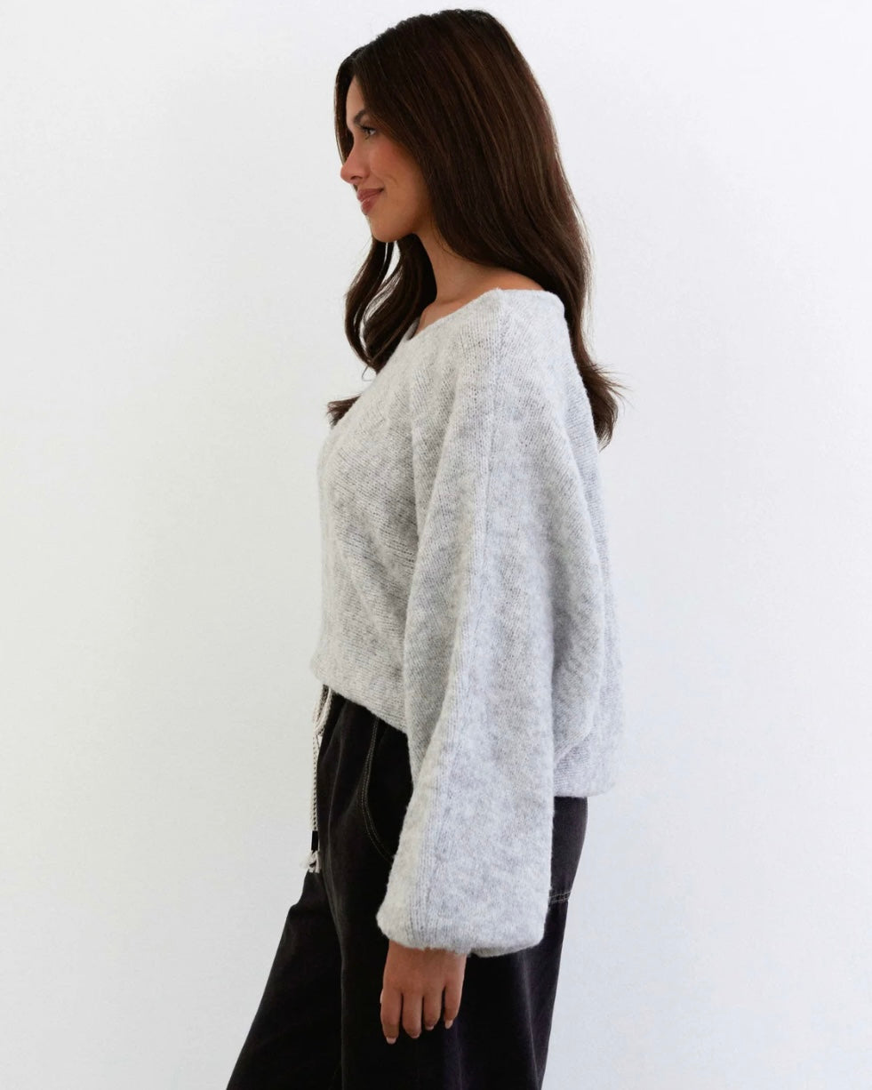Lora Jumper - Grey Marle
