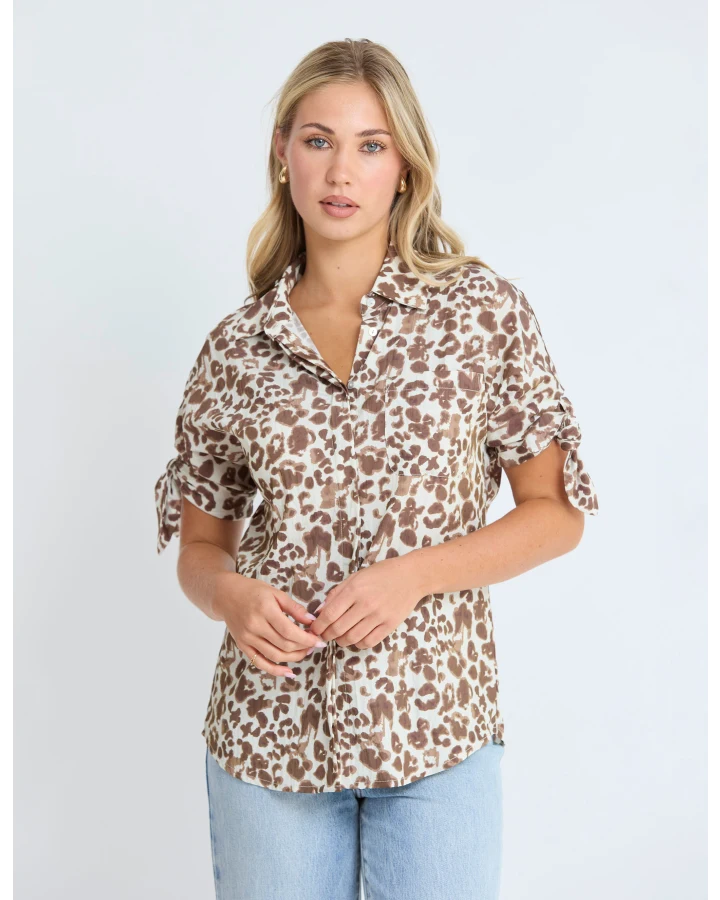 Leo Blouse/ Leopard