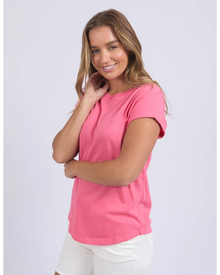 Manly Tee / Hot Pink