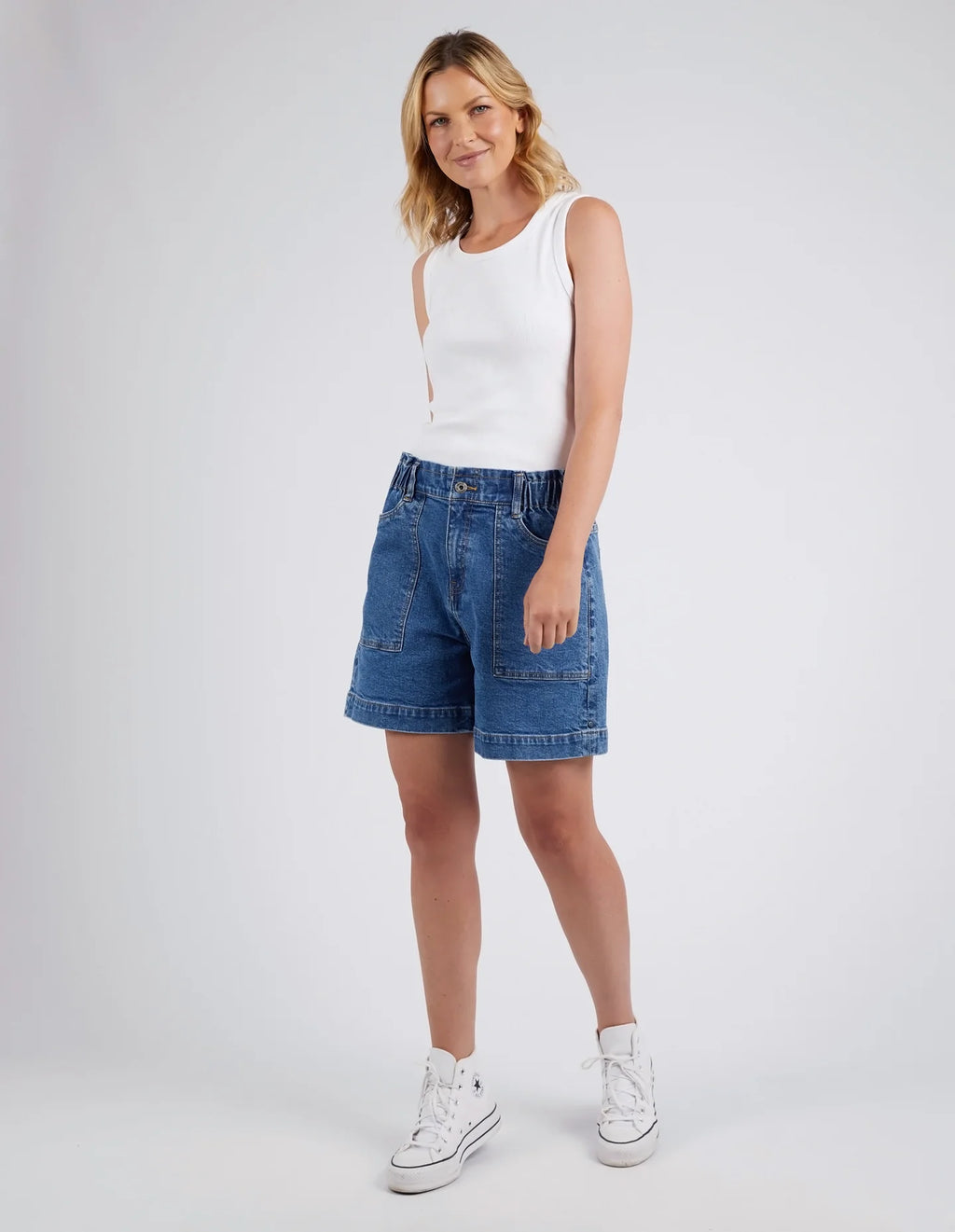 Atlas Denim Shorts / Dark Blue
