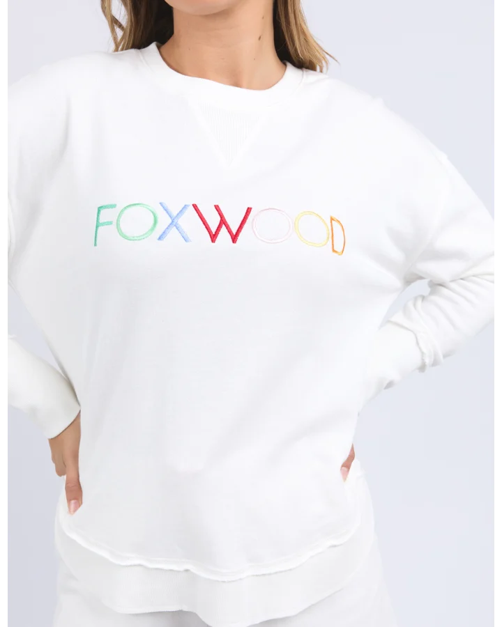 Simplified Confetti Crew / Vintage White