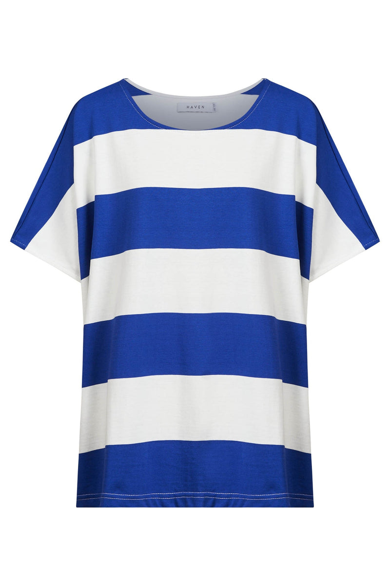 Jardin Stripe TShirt - Azul