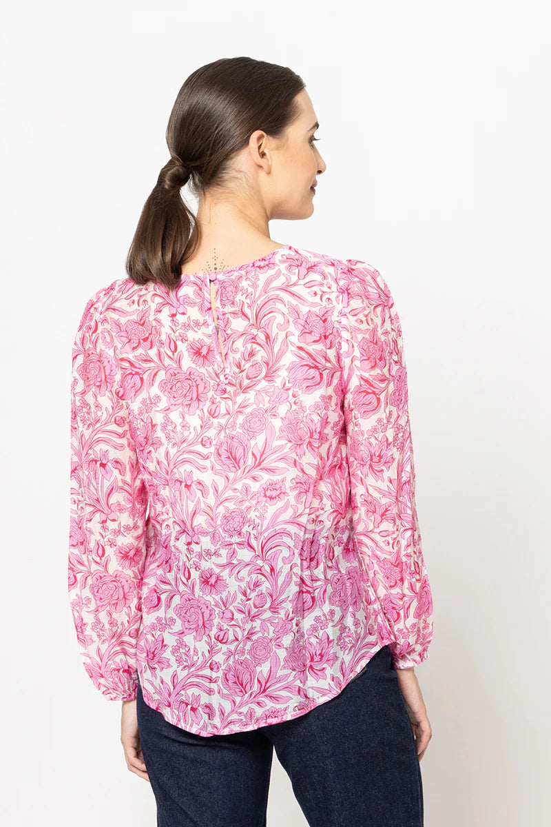 Gratitude Top - Pink Carnation