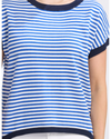 Laneway Top / Cobalt Stripe