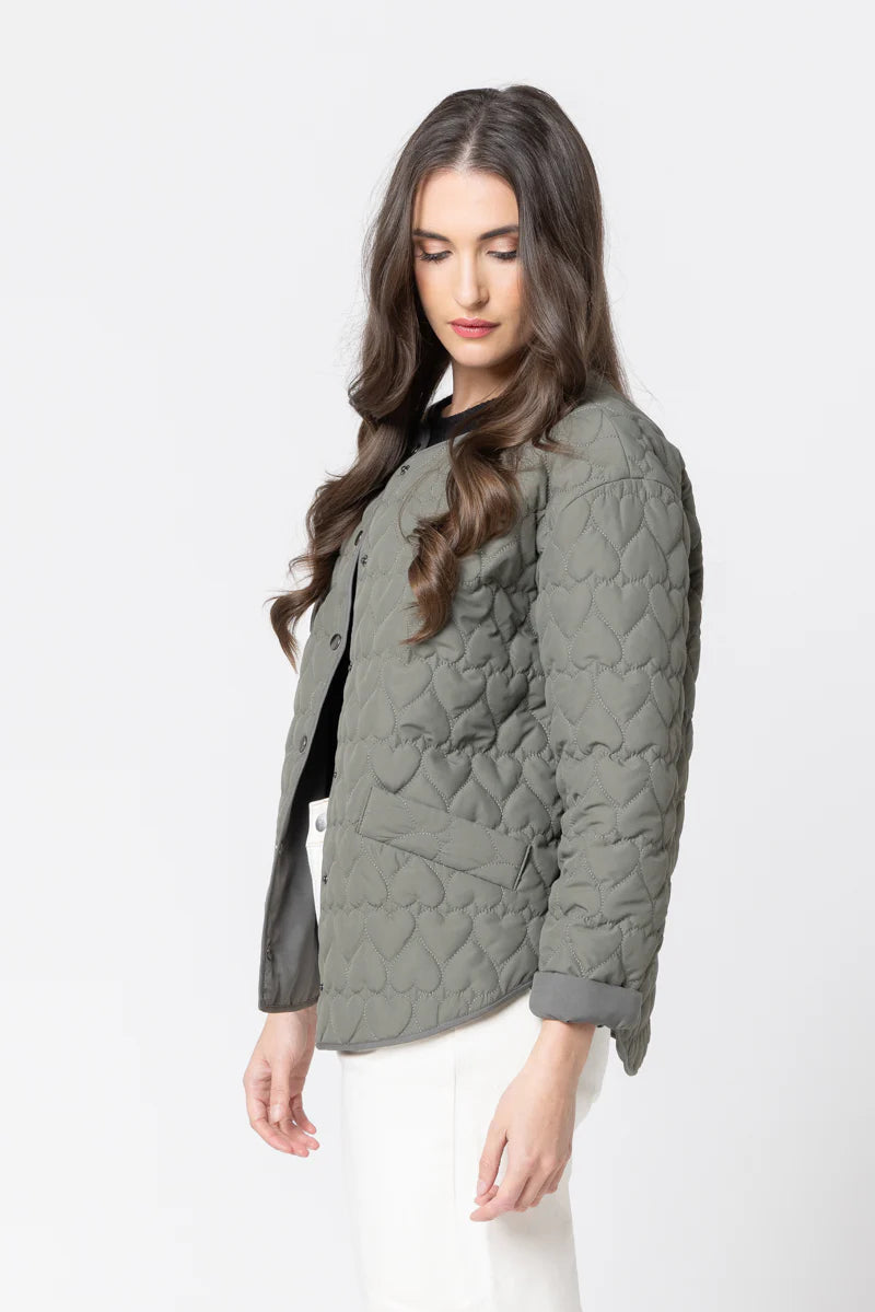 Montreal Quilted Jacket / Olive You