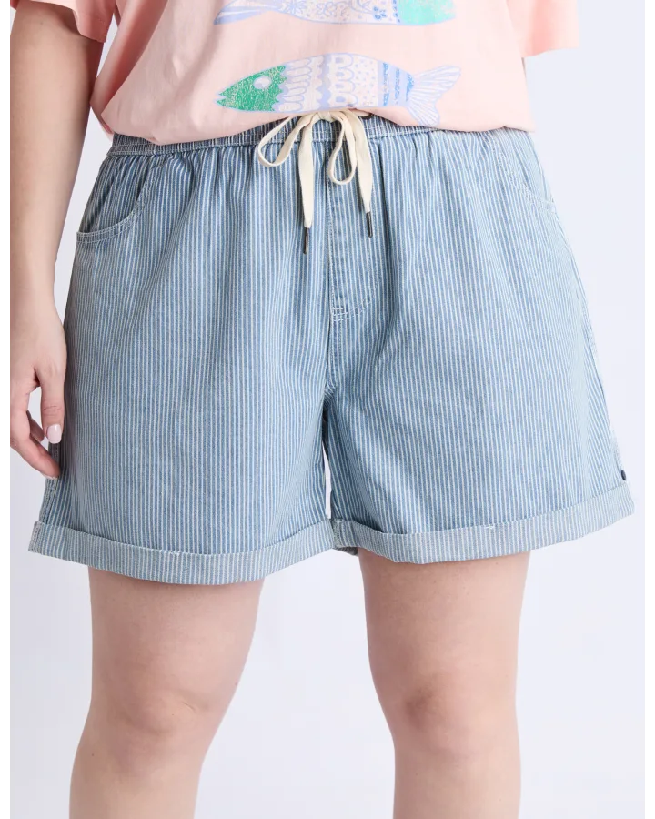 Holly Stripe Short / Blue