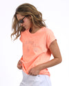 Effortless Tee - Neon Peach