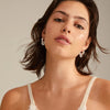 Iokaste Recycled Chunky Hoops - Silver Plated