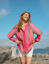 Dominica Blouse / Hot Pink