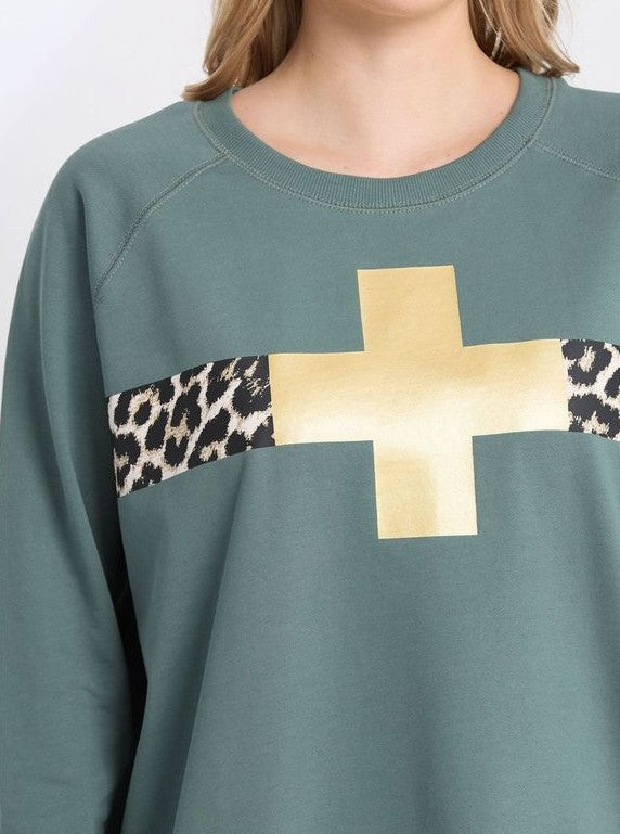 Classic Sweater - Moss Star Crossed