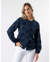 Frida  Blouse  - Navy