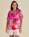 Joanne Blouse / Floral Abstract