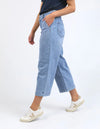 Sidney Cropped Wide Leg Jean - Light Blue Wash