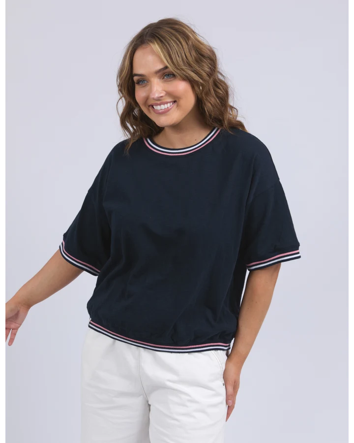 Faye S/S Sweat / Navy