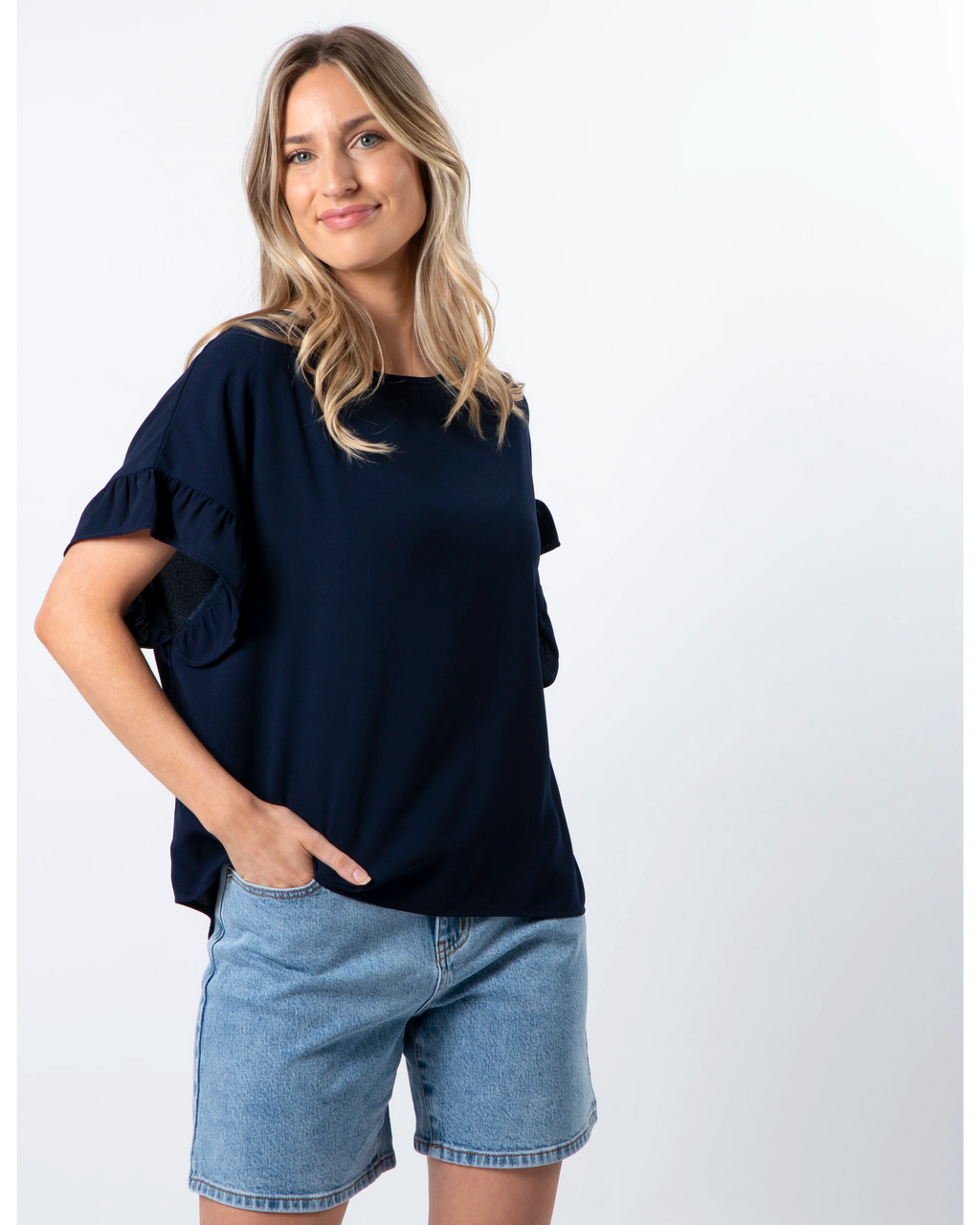 Grace Top / Navy