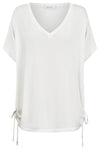 Haiti Tie Knit Top - White