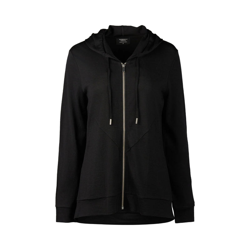 Merino Zip Up Hooded Jacket