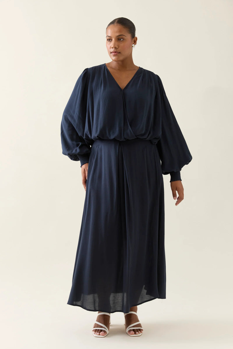 Oline Cropped Top - Navy