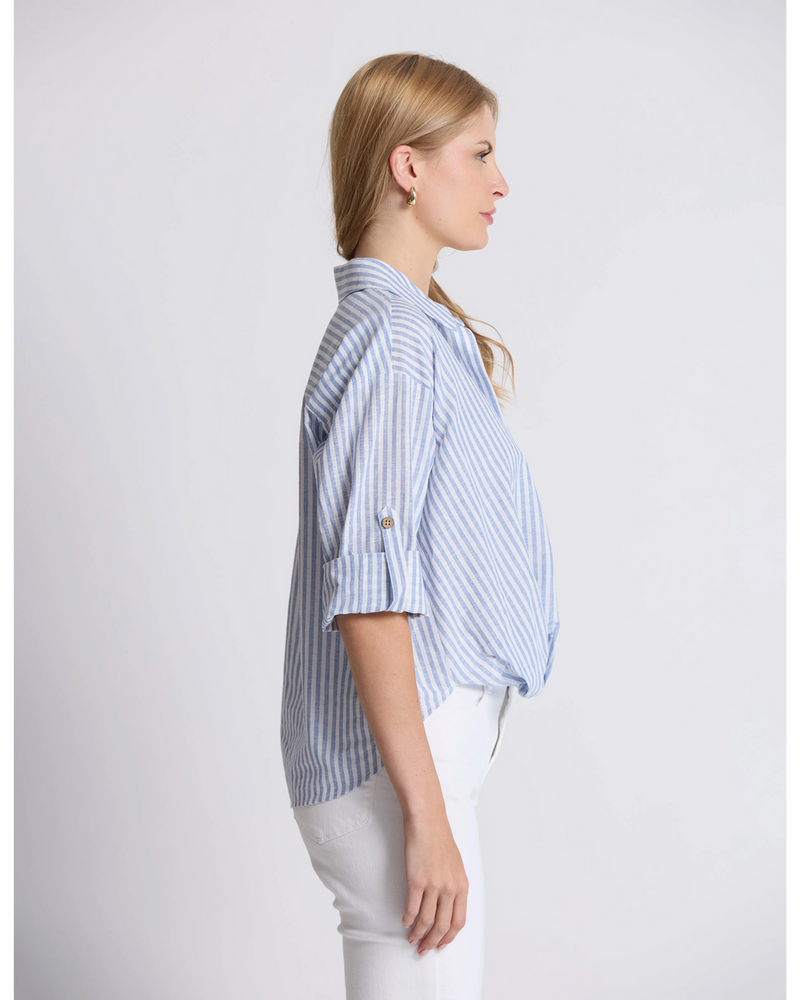 On Repeat Blouse / Sea Stripe