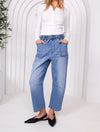 Leo Barrel Jeans / Blue