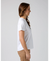 Ace Tee Leopard Cross - White