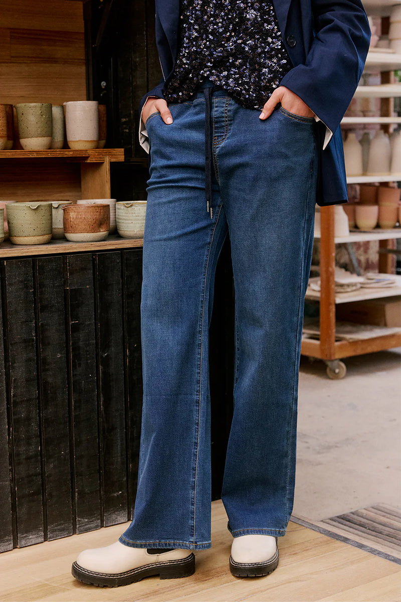 Straight Leg Hugo Jogger / Dark  Denim