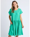 Sunset Hour Solid Dress / Gumdrop Green