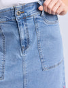 Atlas Denim Skirt / Blue