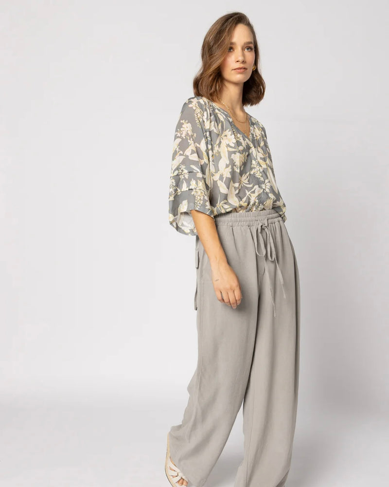 Frond Blouse - Dusk Floral