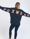 Interval Crew / Navy With Peach