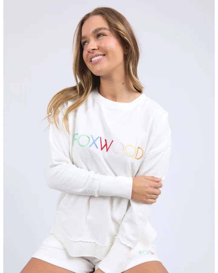 Simplified Confetti Crew / Vintage White