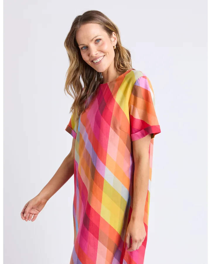 Rena Dress / Striped Print