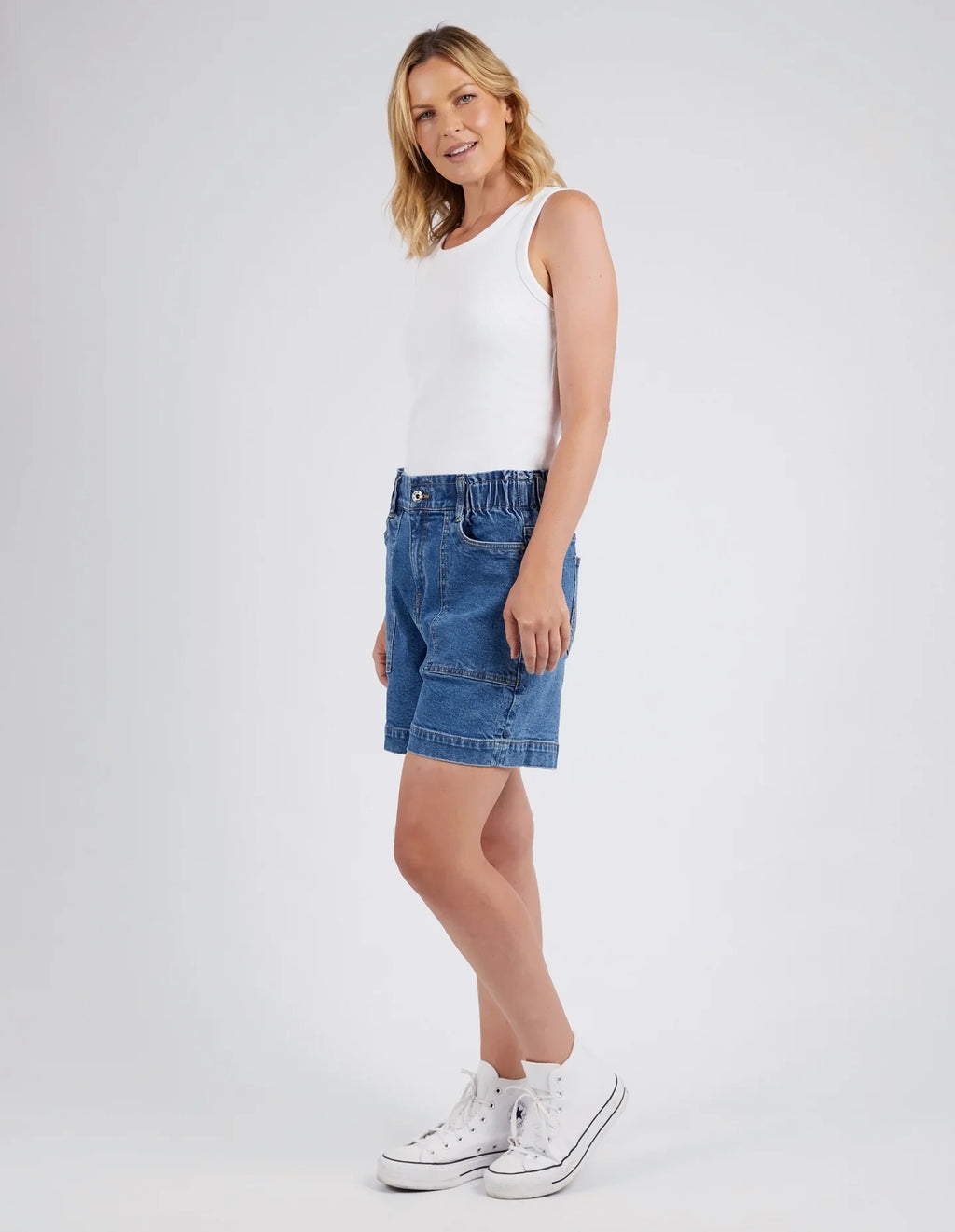 Atlas Denim Shorts / Dark Blue