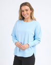 Farrah Long Sleeve - Waterfall Blue