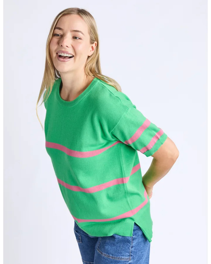 Sage S/S Knit / Spring Green