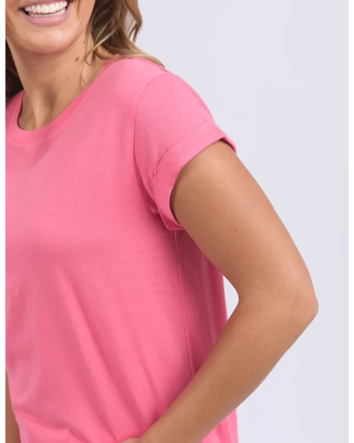 Manly Tee / Hot Pink