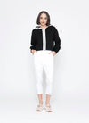 Sierra Hoodie / Black + White Trim