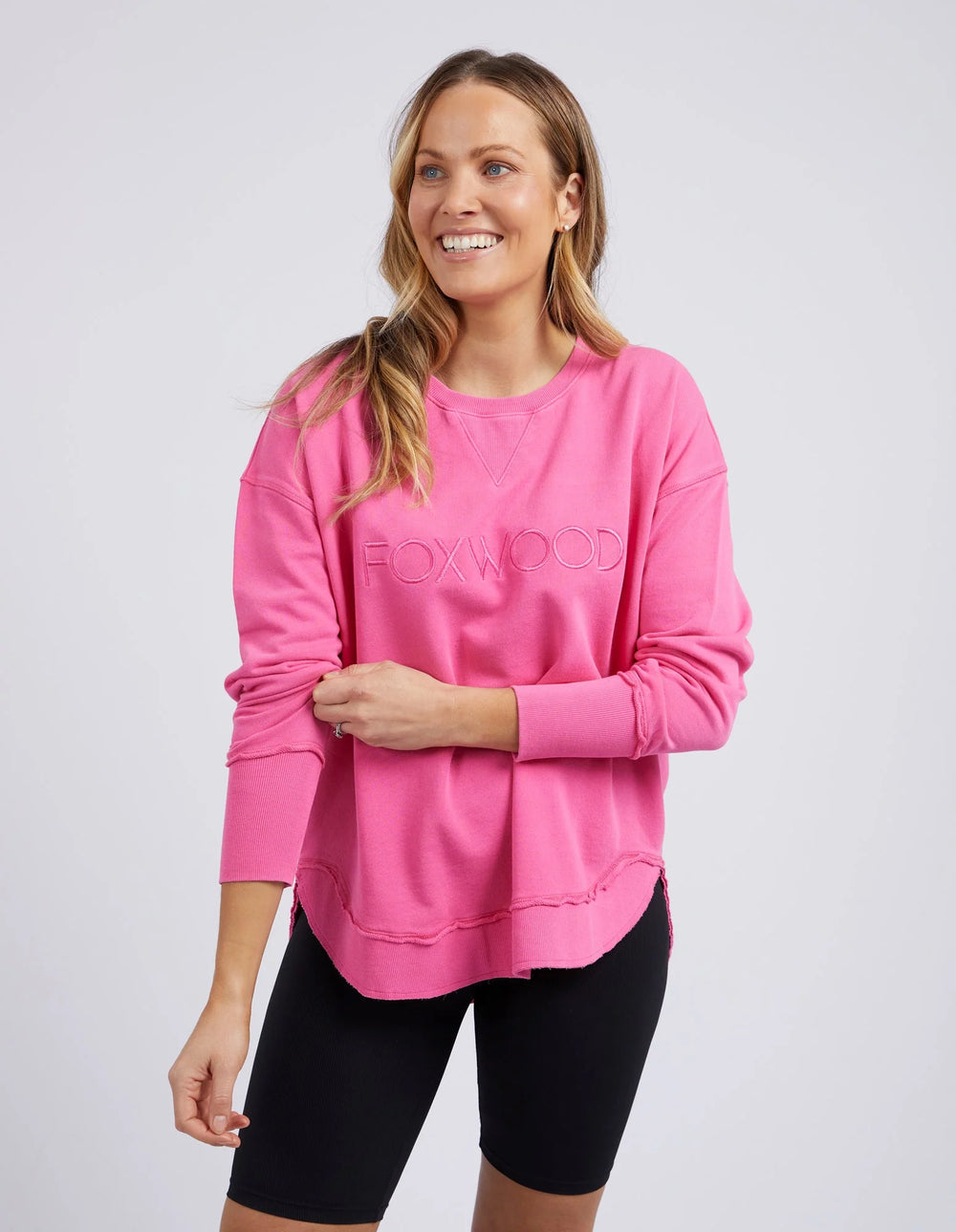 Simplified Crew / Bright Pink