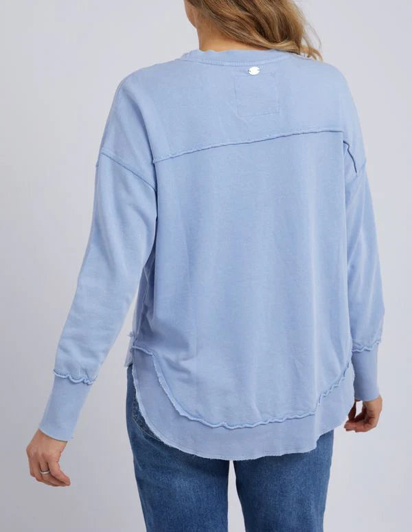 Simplified Crew Washed Light Blue