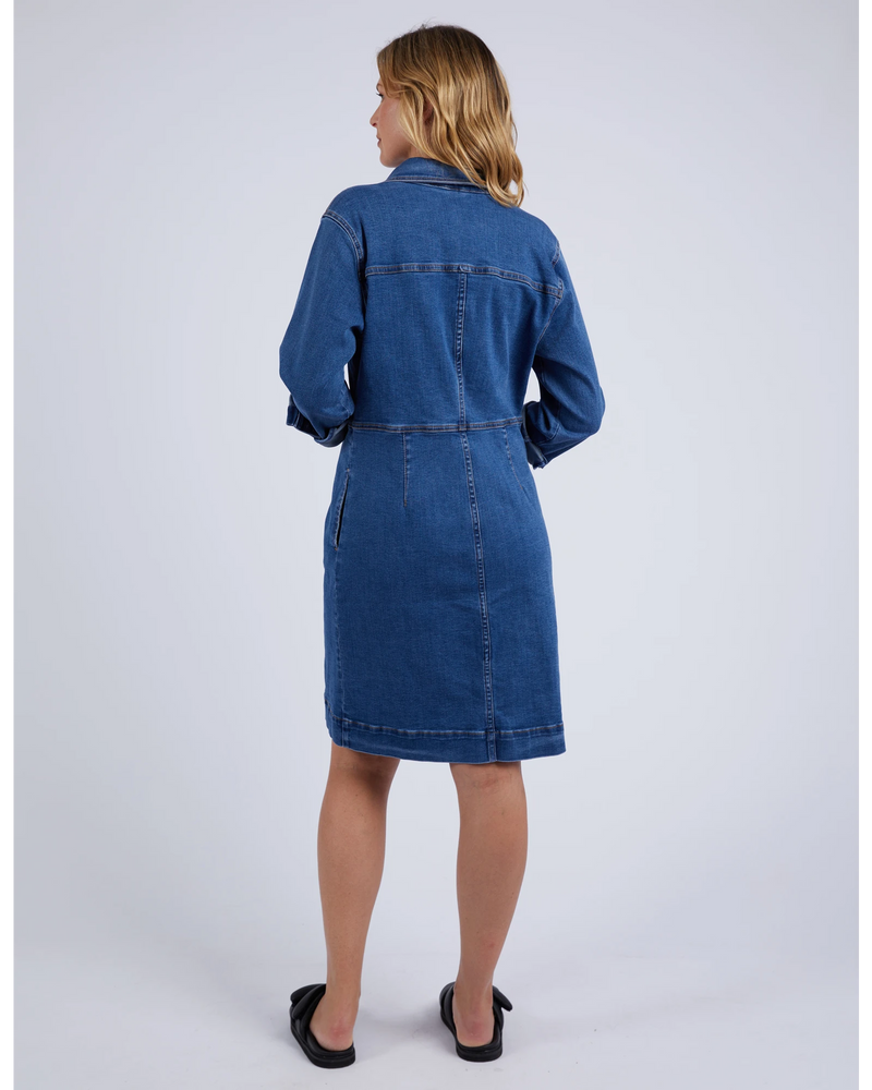 Gwen L/S Denim Dress