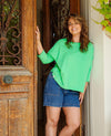 Anya L/S Tee - Spring Green