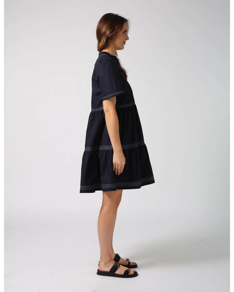 Willa Dress - Navy