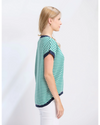 Laneway Top / Green stripe