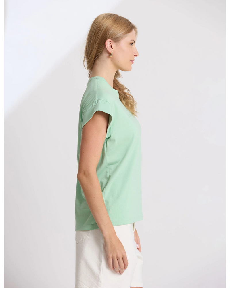 Cuff Tee - Snifter Green