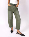 Leo Barrel Jean / Khaki
