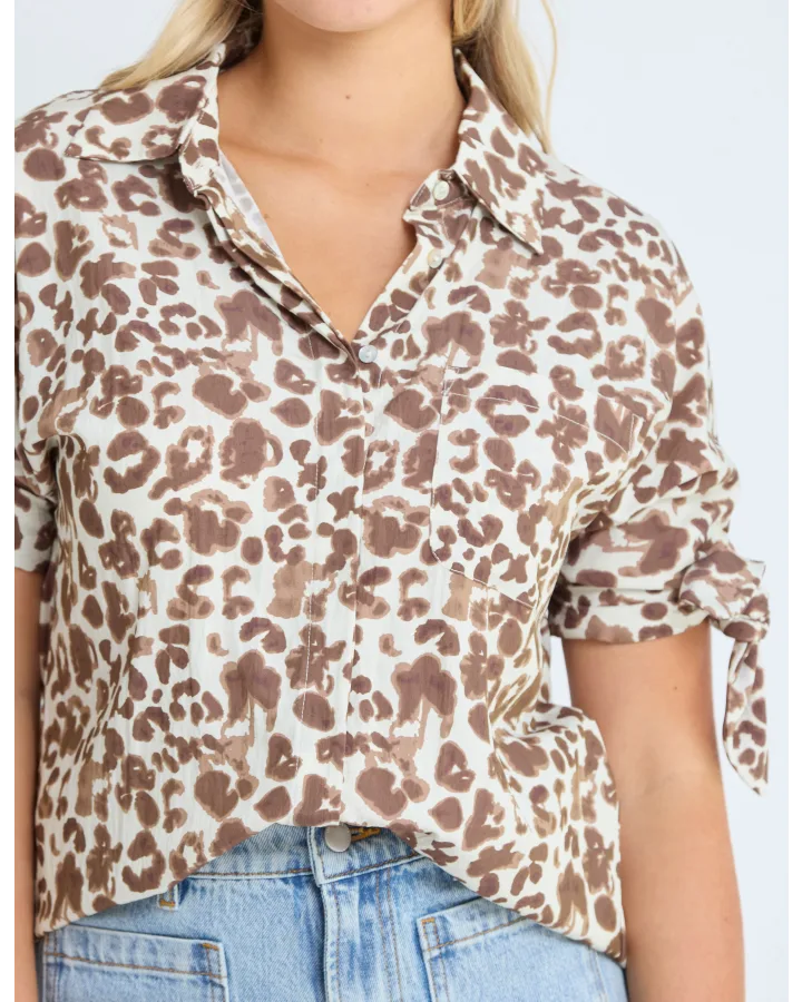 Leo Blouse/ Leopard