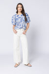 Relaxed Carefree Top / Blue Whisper