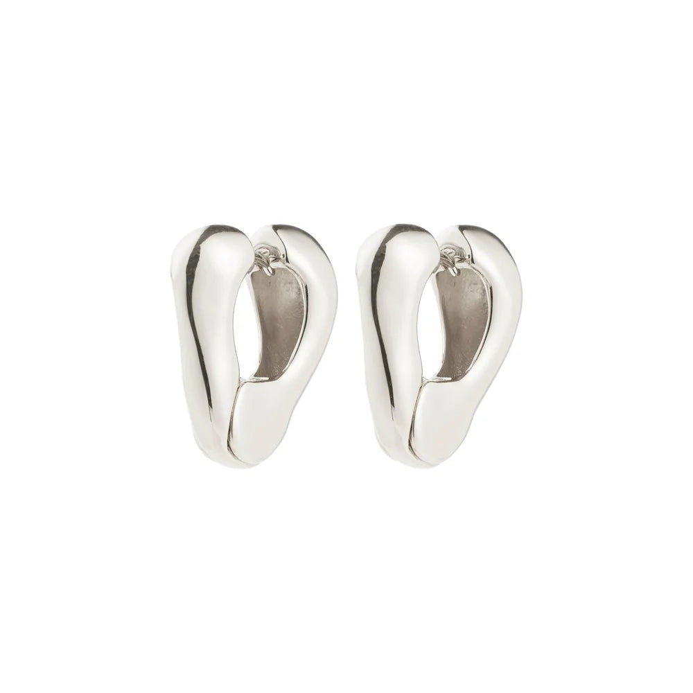 Free Recycled Earrings - Silver Plated