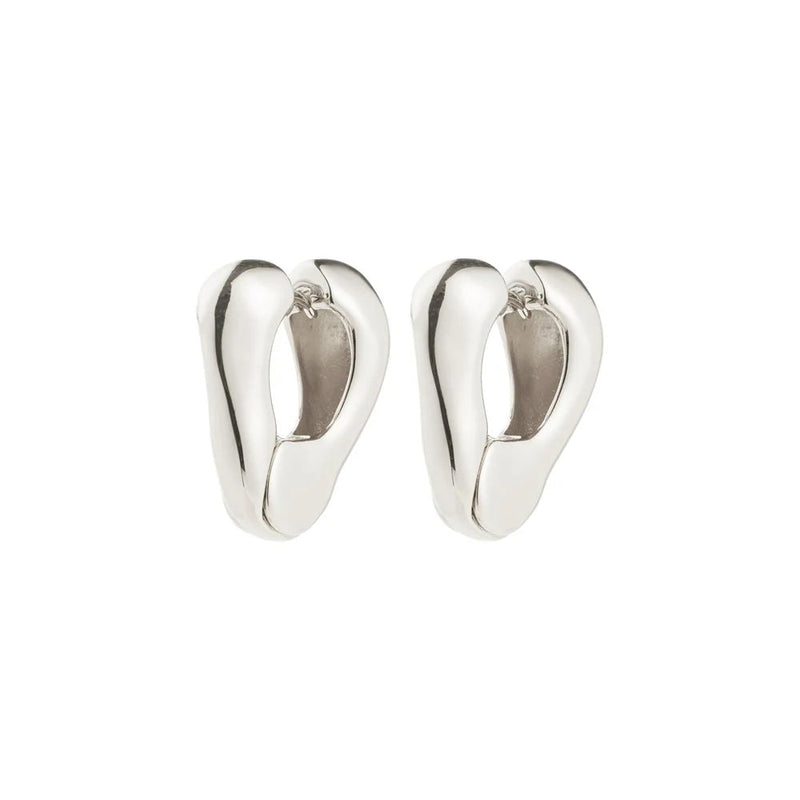 Free Recycled Earrings - Silver Plated